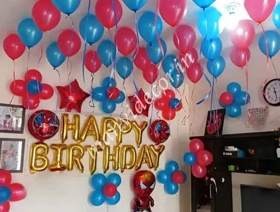 Spiderman Birthday Wall  Decoration