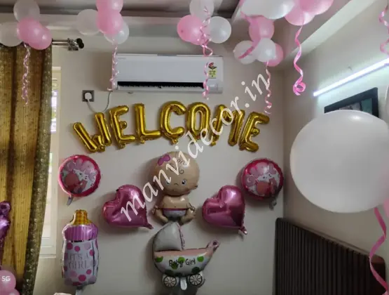 Surprise Baby Girl Welcome Decor