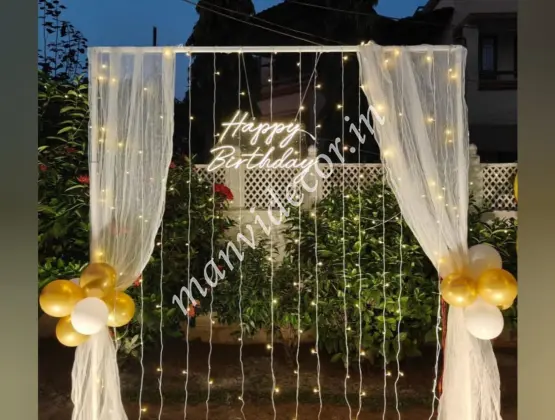 Terrace Balloon Decoration