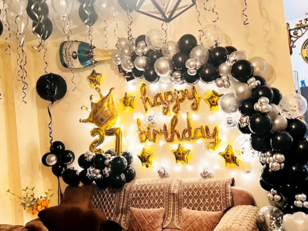 Birthday decoration surprise at home near me 