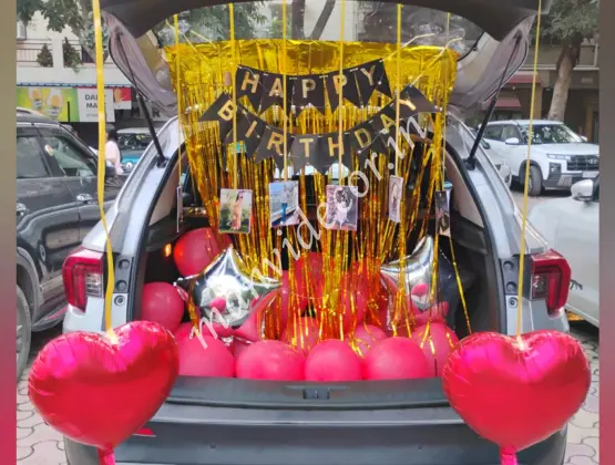 Car Boot Birthday Decor