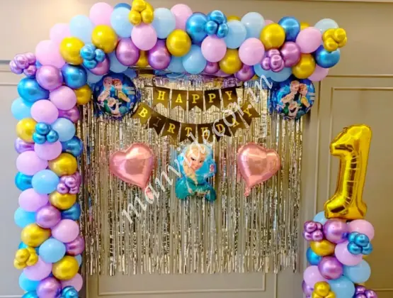 Frozen Wonderland Balloon Decor
