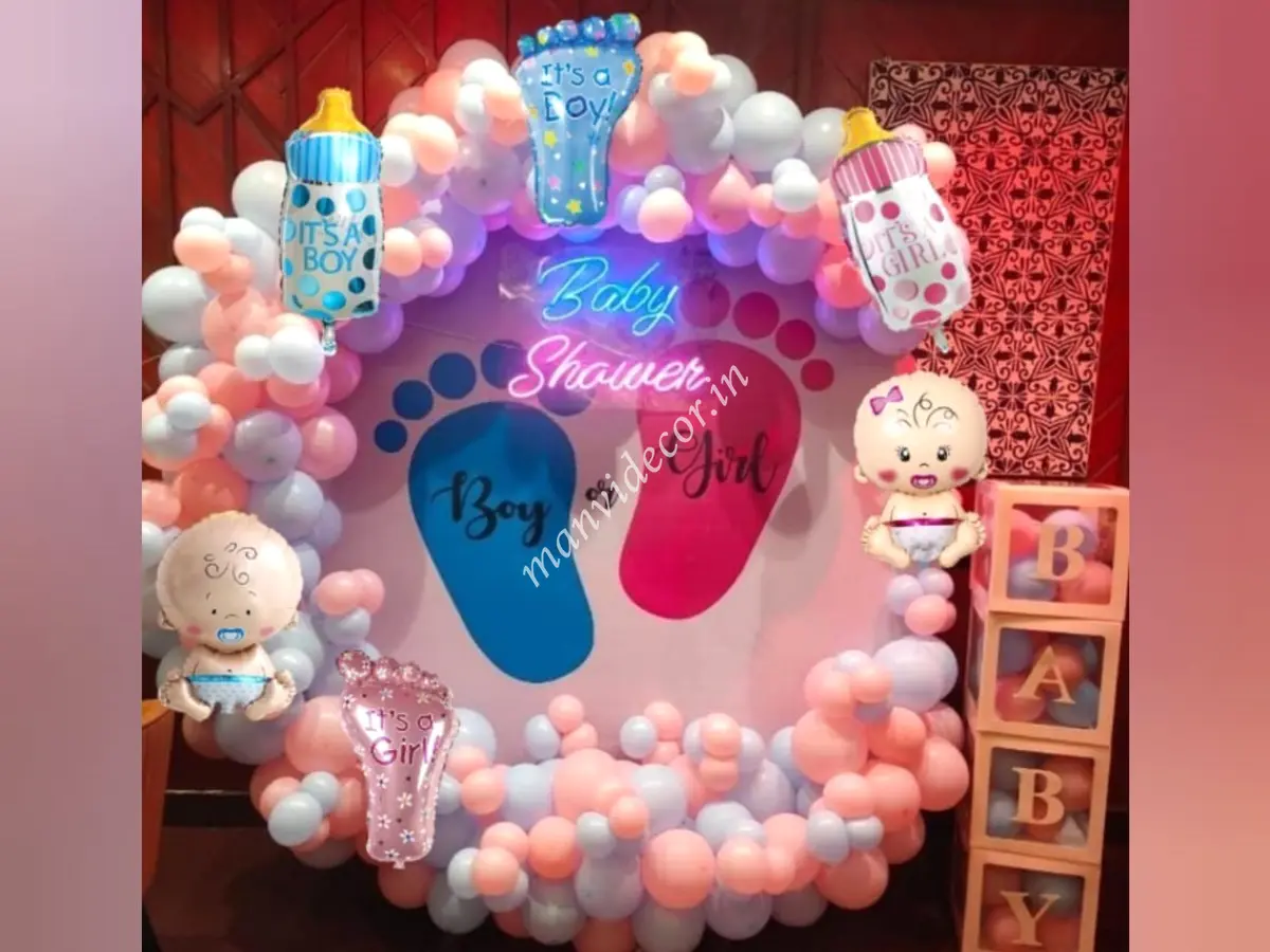 Pastel Baby Shower Ring Decoration