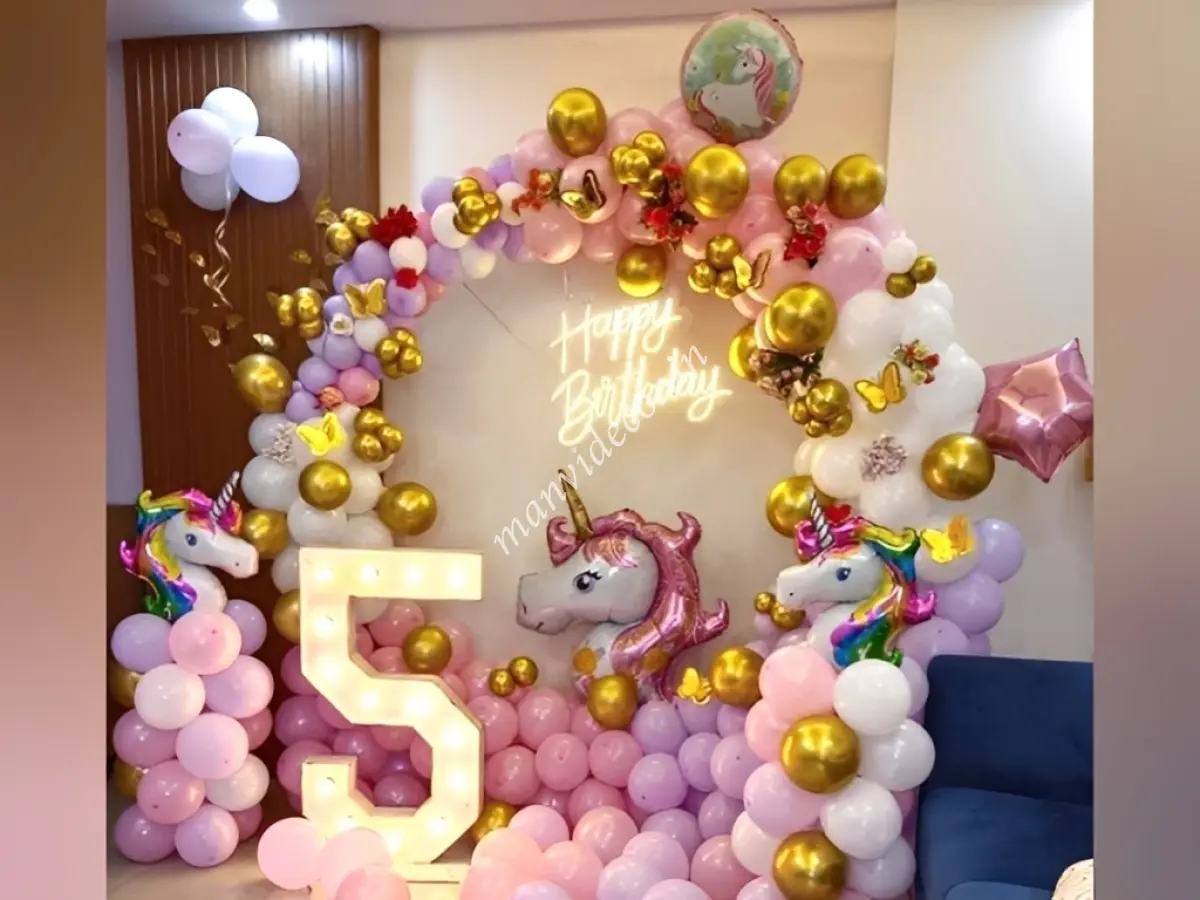 5th Birthday Unicorn Decoration