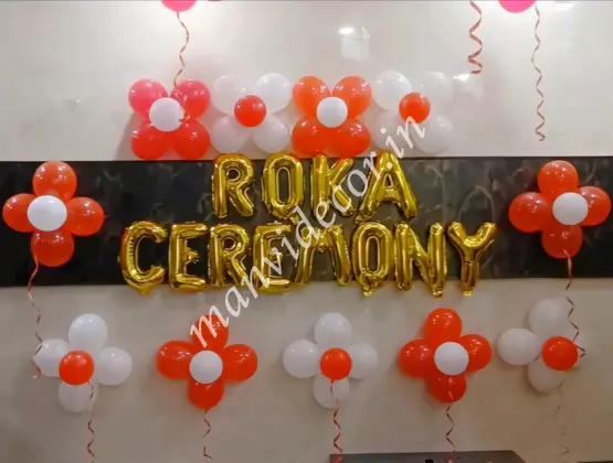 Red and White Roka Decor