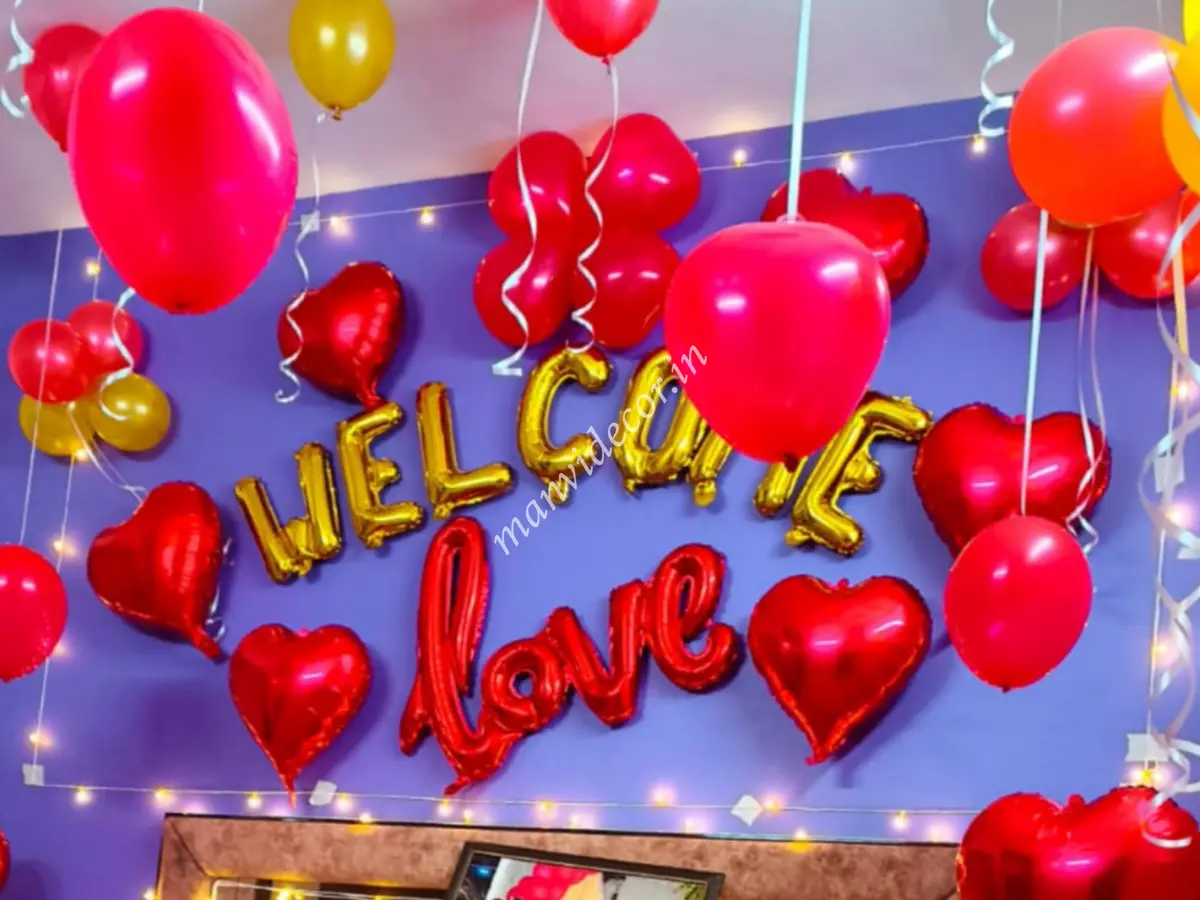 romantic love surprise for husband