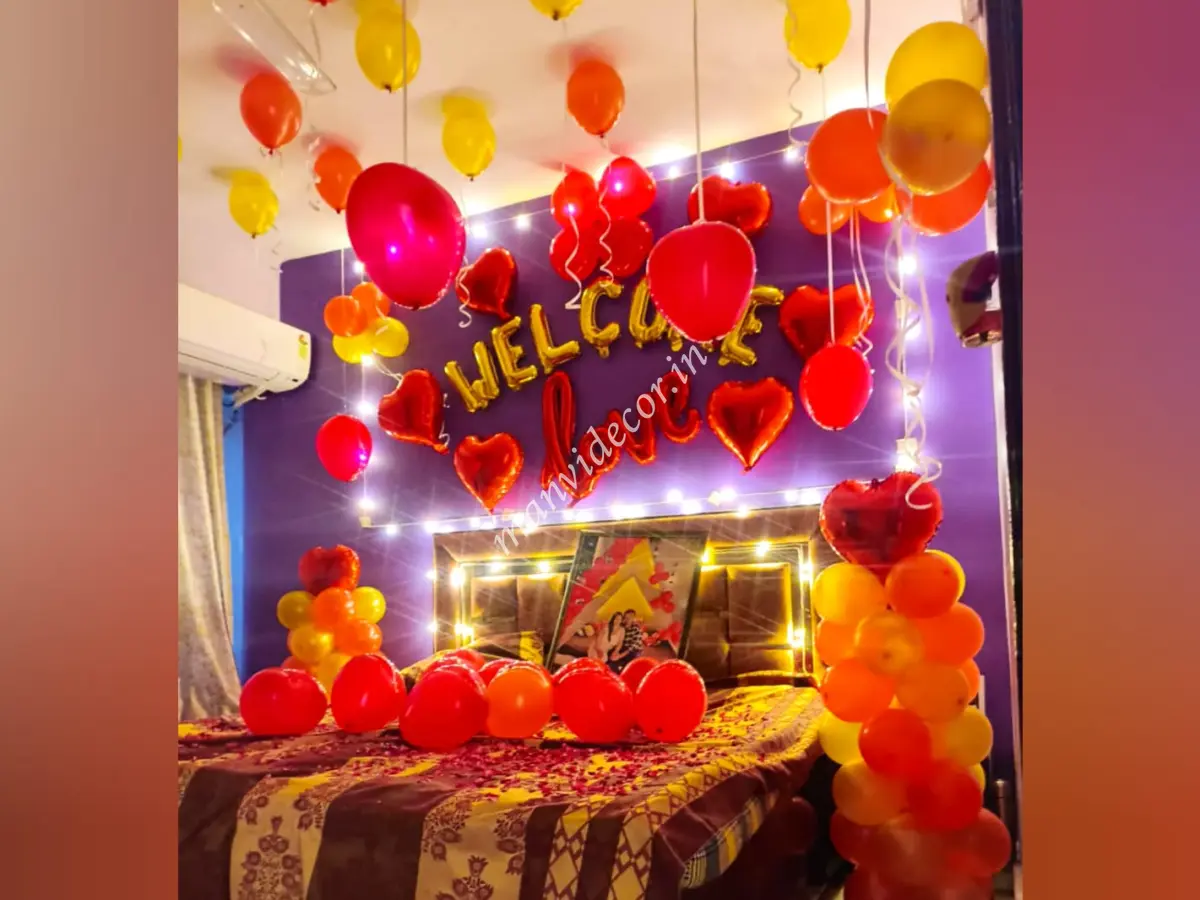 Romantic Welcome Room Decoration