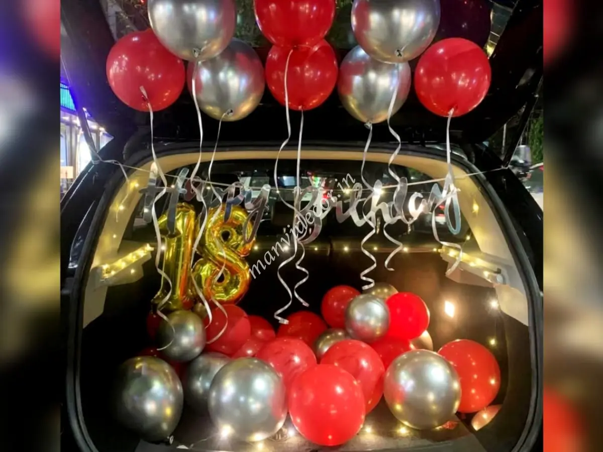 18th birthday surprise decoration