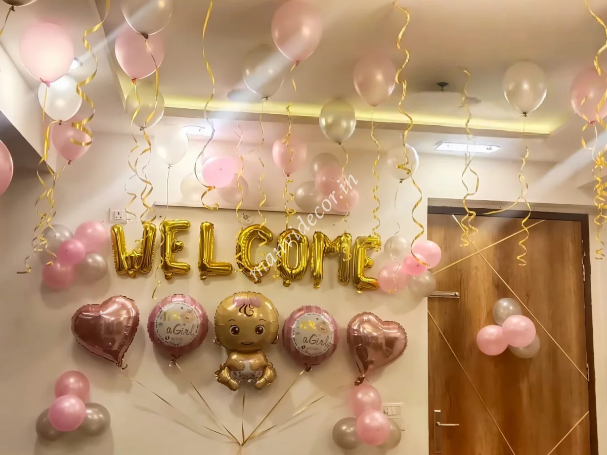 Baby Welcome Girl Decoration