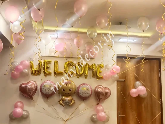 Baby Welcome Girl Decoration