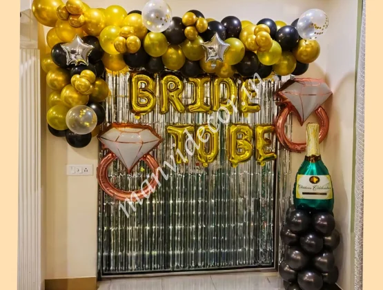 Bride To Be Surprise Balloon Decor