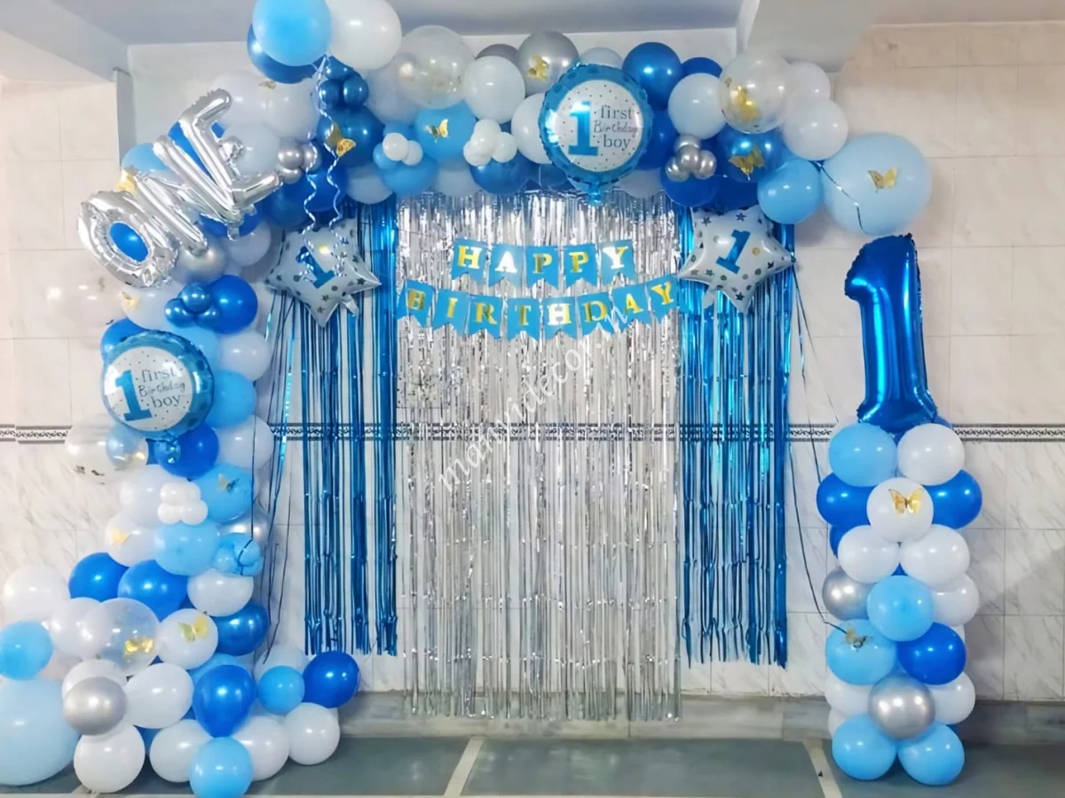 1st Baby Boy Bithday Decor Ideas