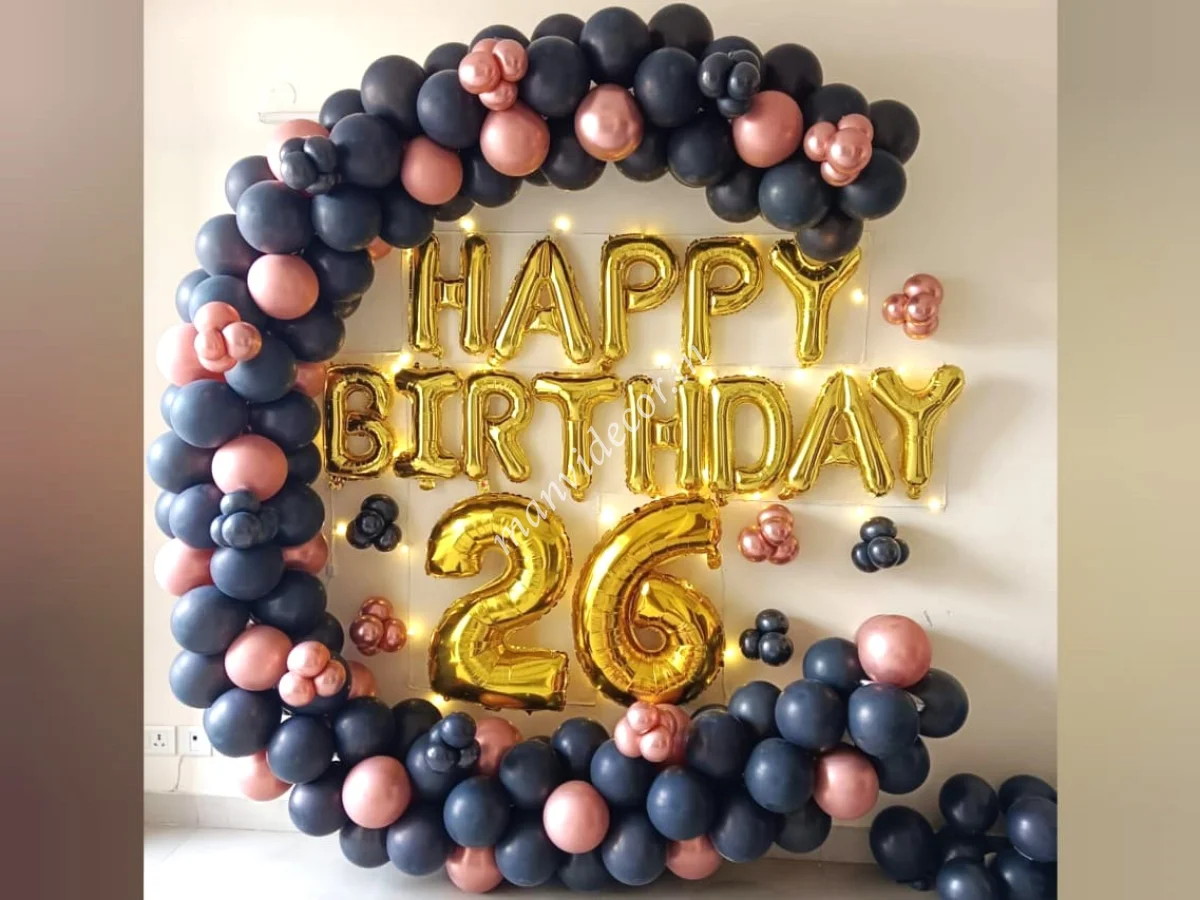 Half Ring Arch Birthday Decoration