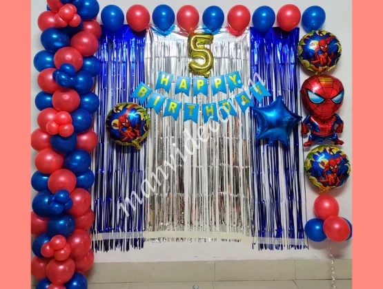 Spiderman Balloon Decoration
