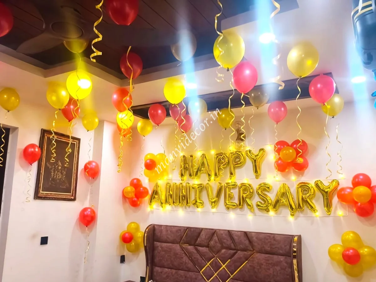 Golden Love Anniversary Setup