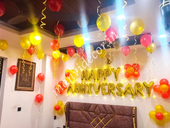 Golden Love Anniversary Setup