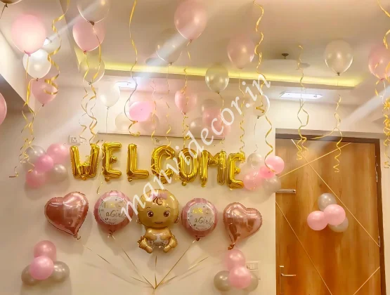 Baby Welcome Girl Decoration