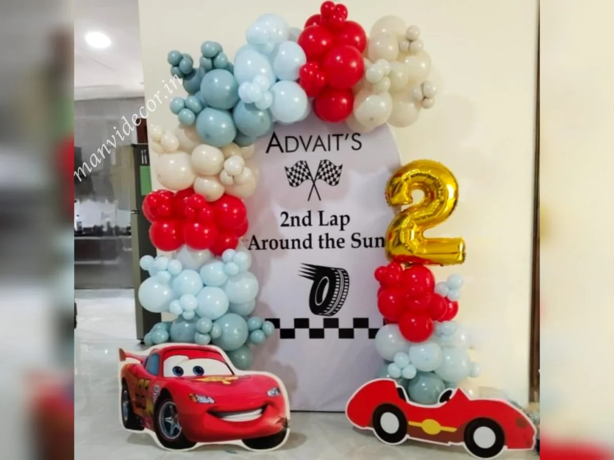 Car Track Theme Decoration for Kids