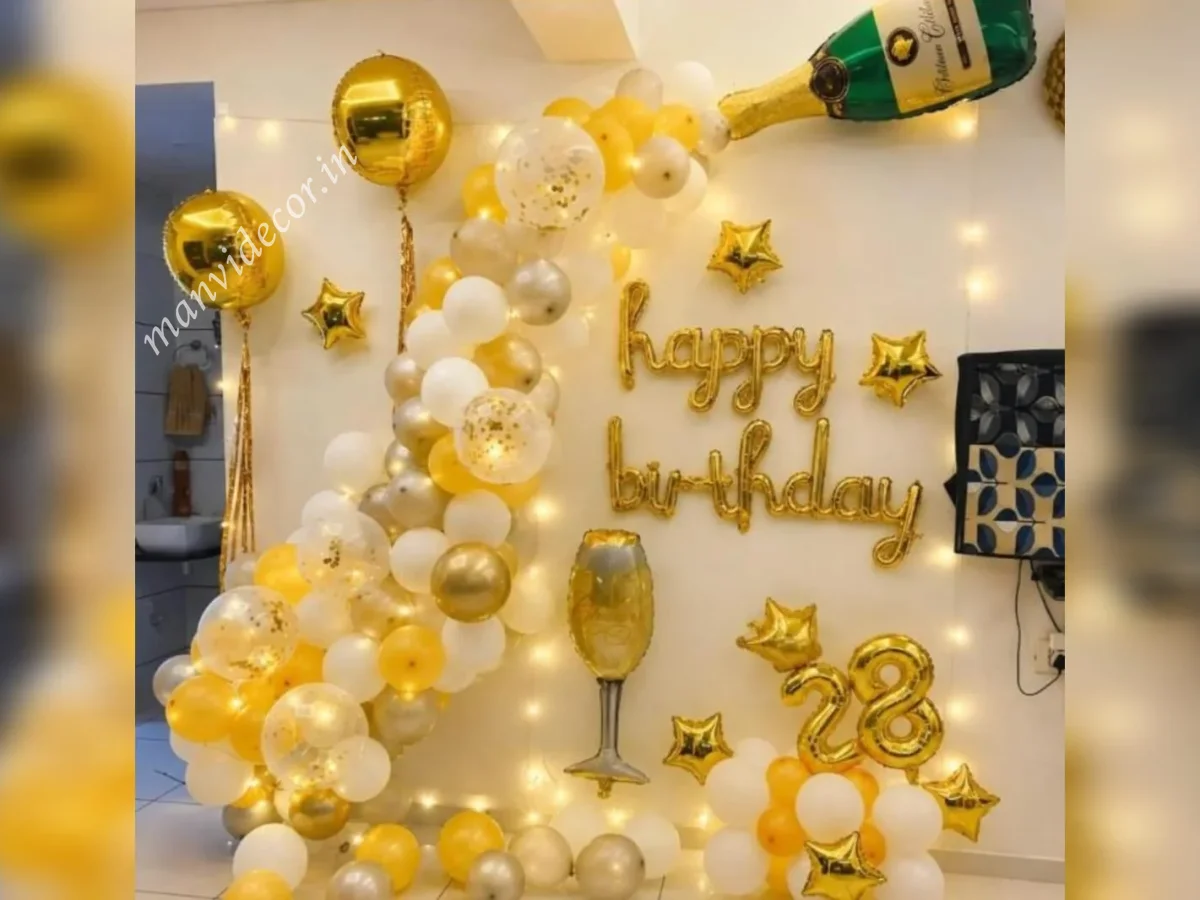 Party decoration for 22nd birthday