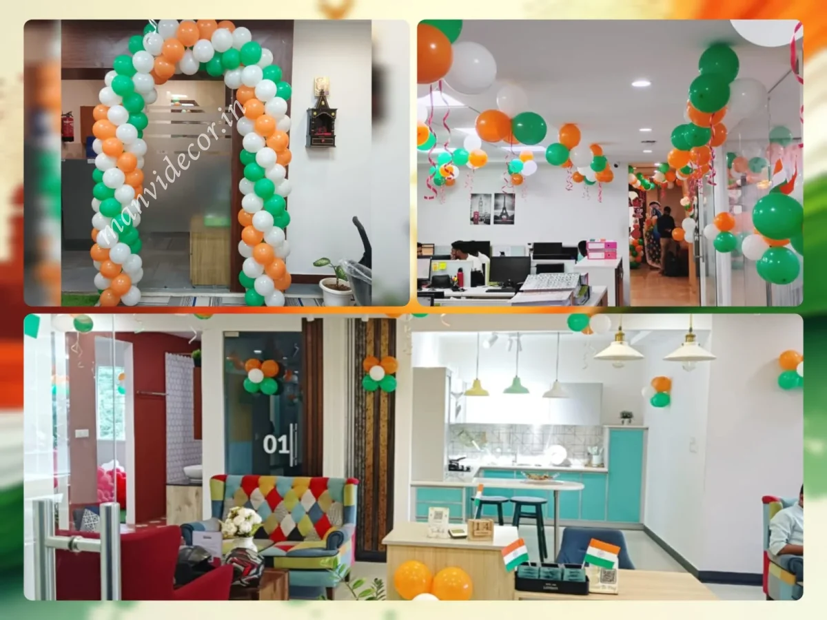 15th Augest Whole office decoration