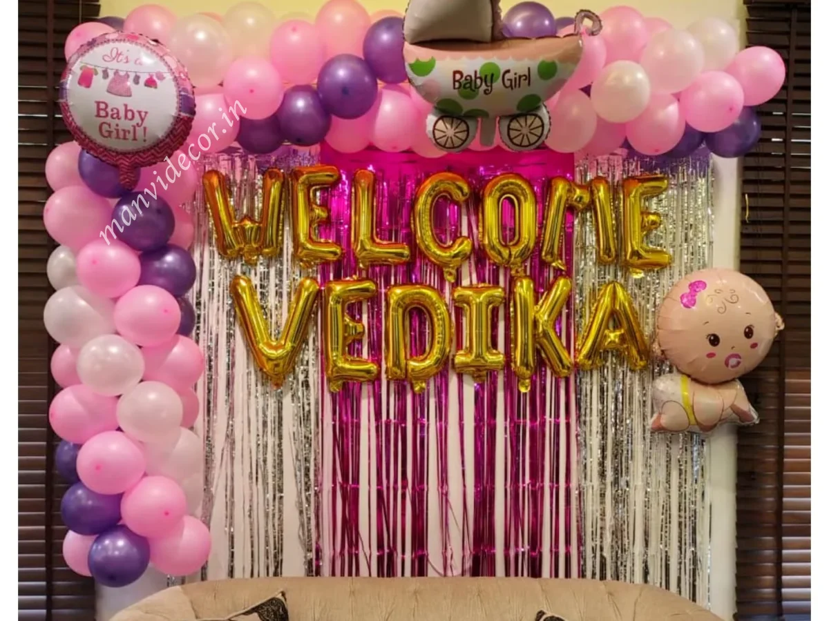 Baby Welcome Decoration for Girl 