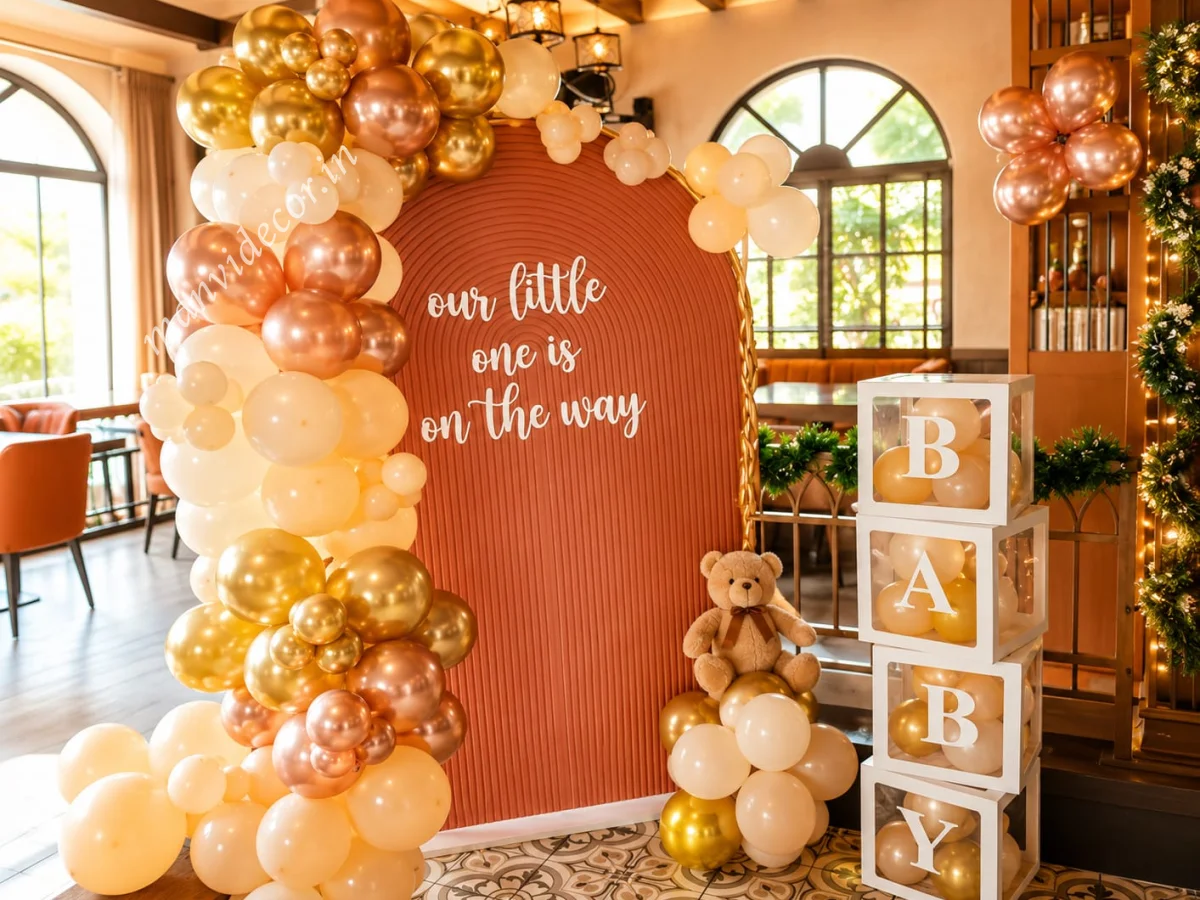 Boho Setup for Baby Shower Decor