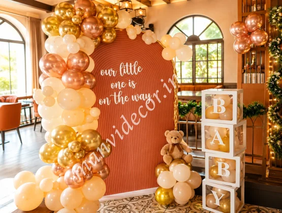 Boho Setup for Baby Shower Decor