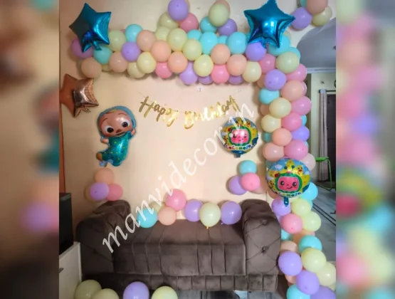 Cocomelon Birthday Theme Decor