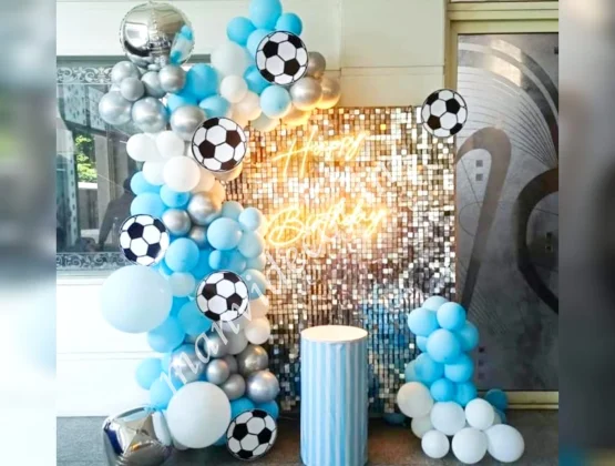 Football Birthday Blaster Setup