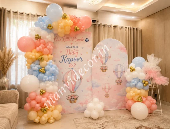Little Miracle Baby Shower Setup