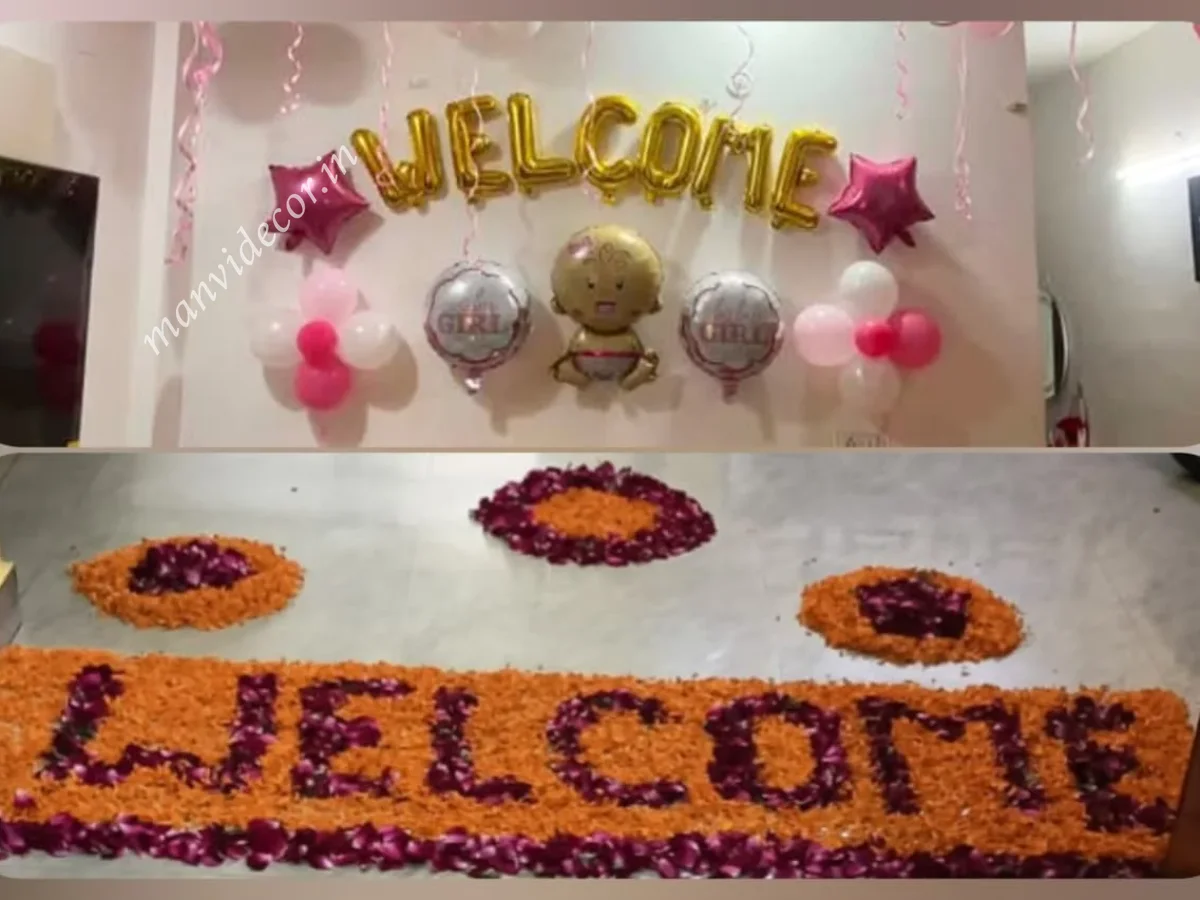 Baby Welcome Flower Decor