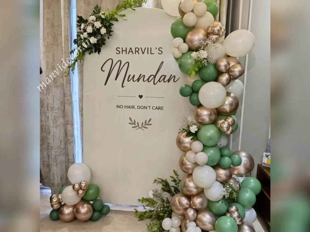 Minimal Mundan Setup for Baby Girl