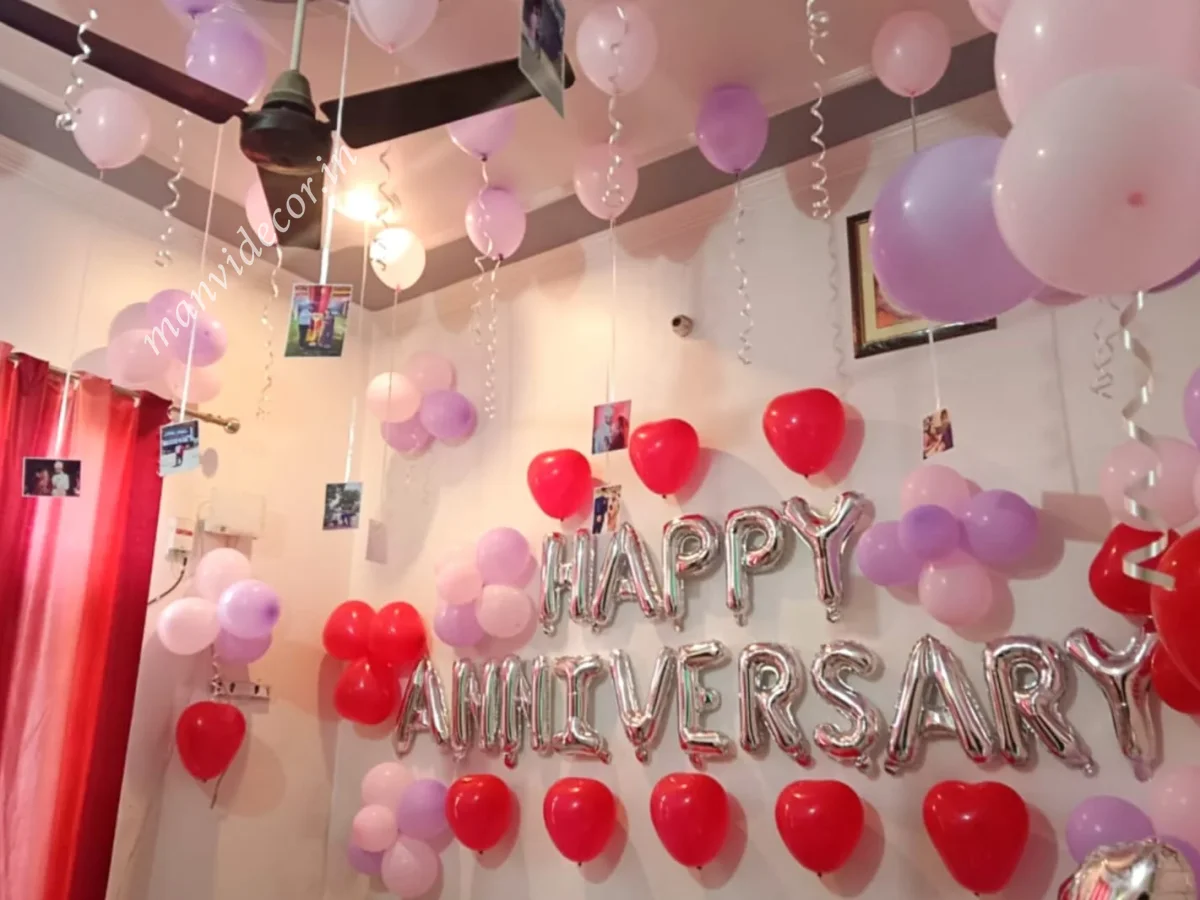 room decoration for anniversary