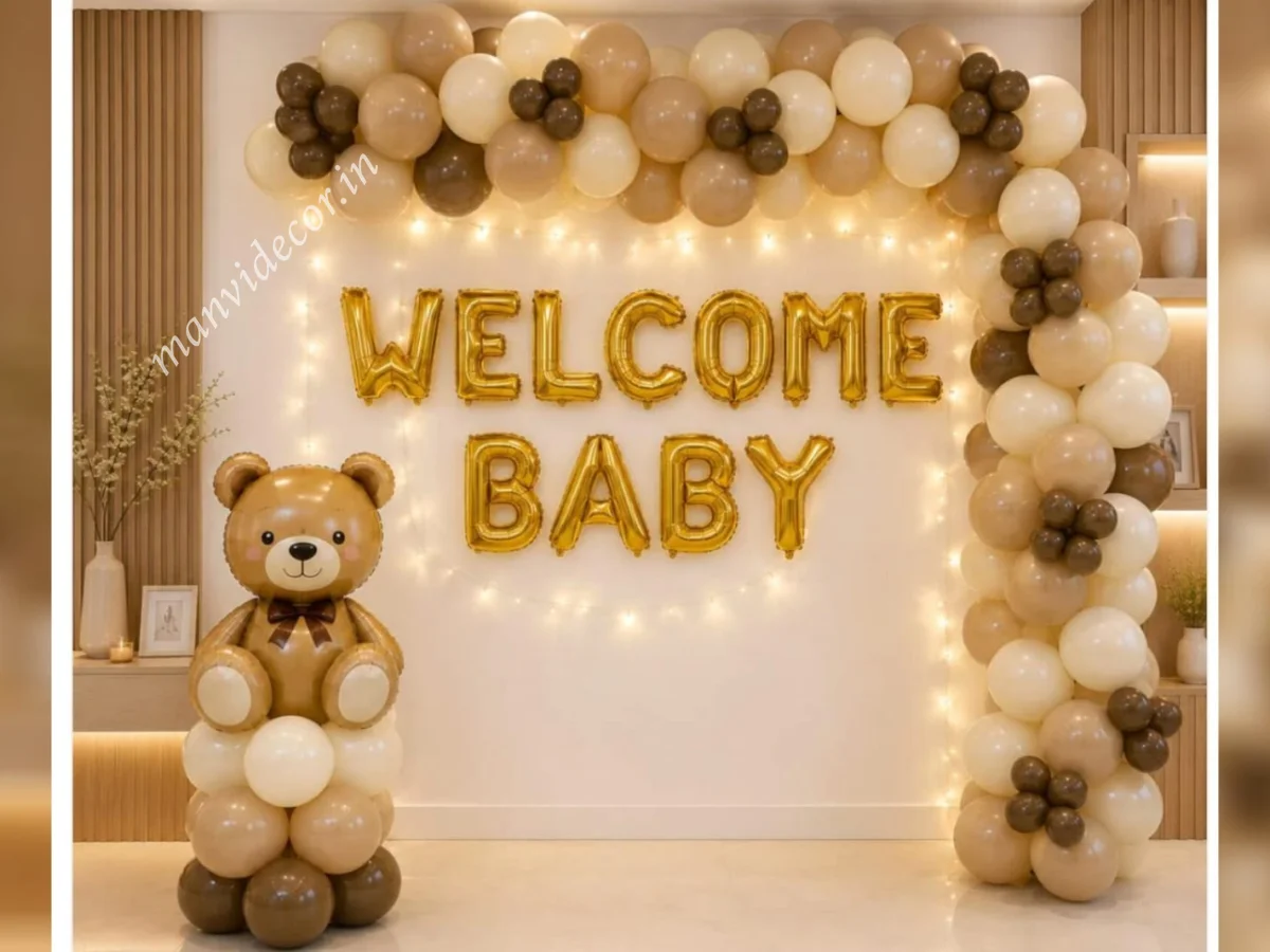Welcome Baby Bear Decoration