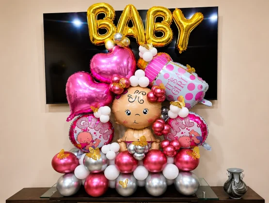 Baby Girl Marquee Decoration