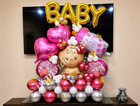 Baby Girl Marquee Decoration