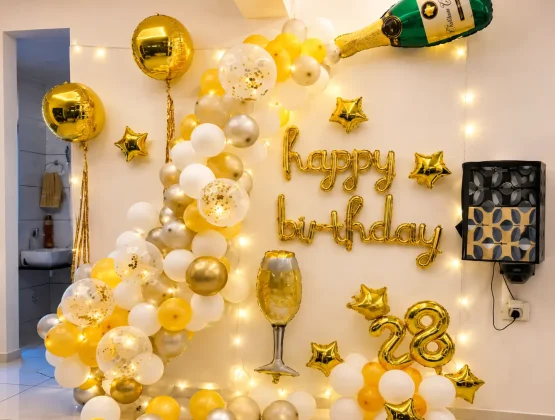 Champange Party Birthday Decoration