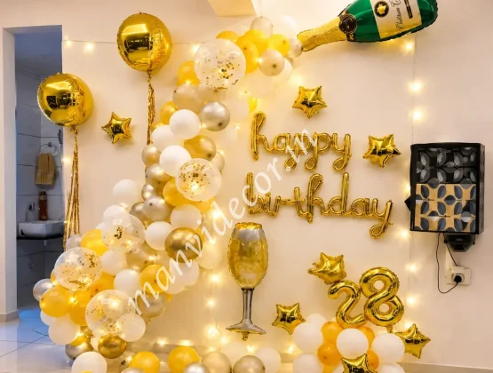 Champange Party Birthday Decoration