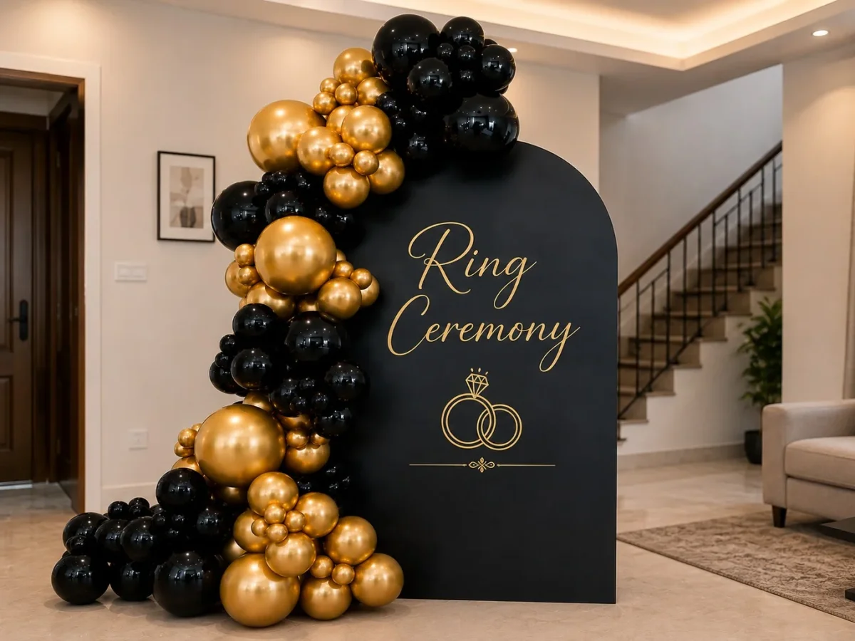 Ring Ceremony balloon decoration ideas