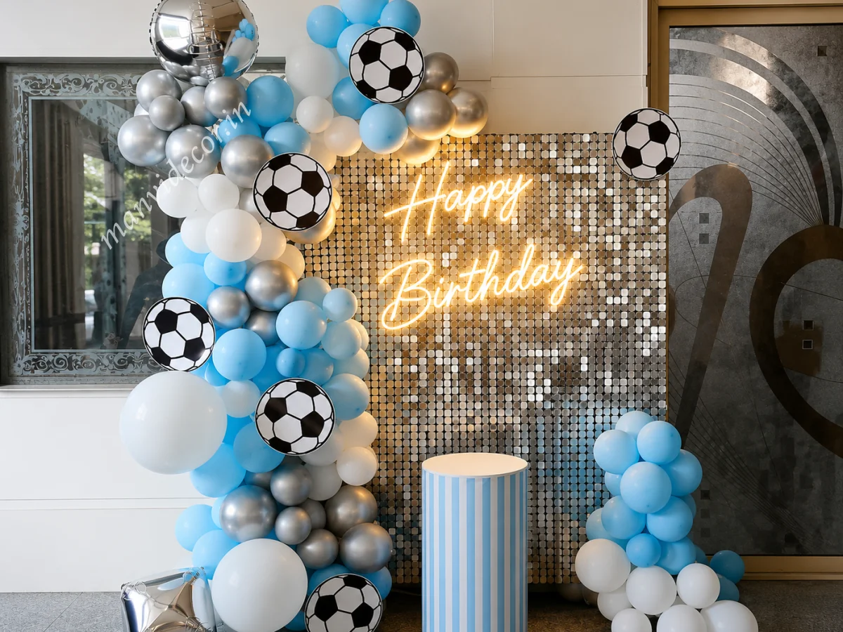 Football Birthday Blaster Setup