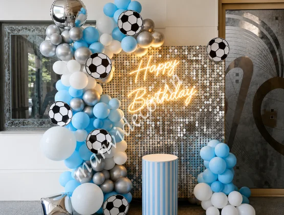 Football Birthday Blaster Setup