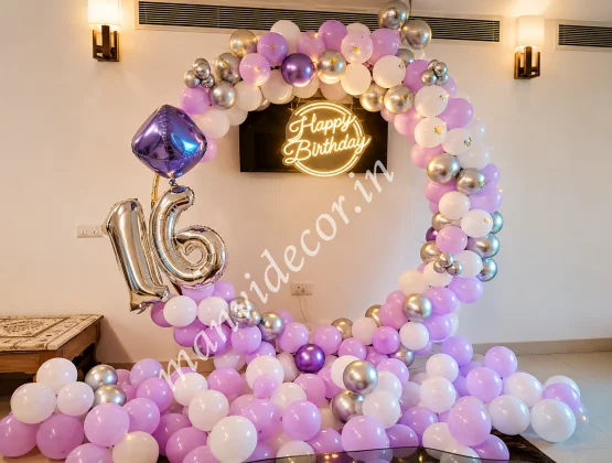 Pastel Balloon Ring Decor