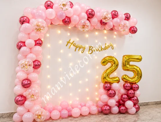 Pink Birthday Party Decoration