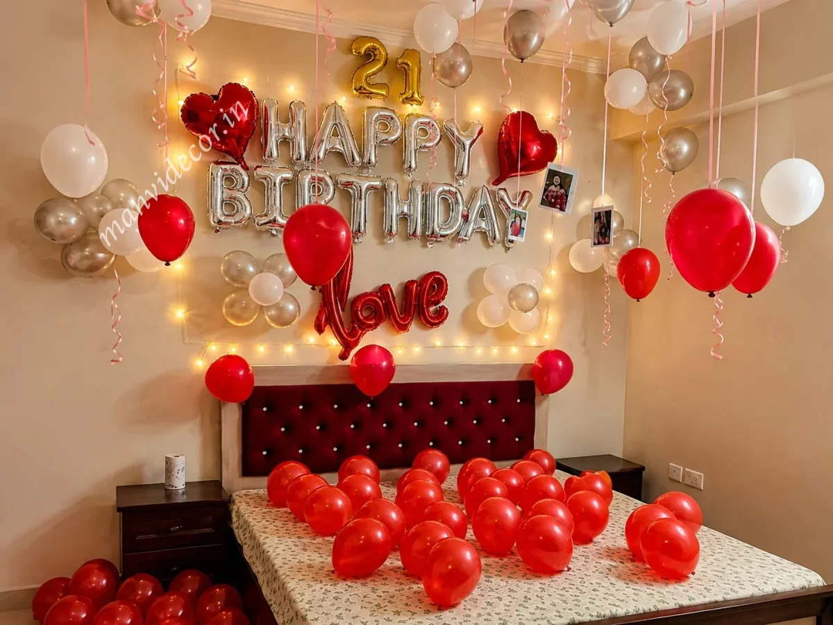 Red Romantic Surprise Decoration