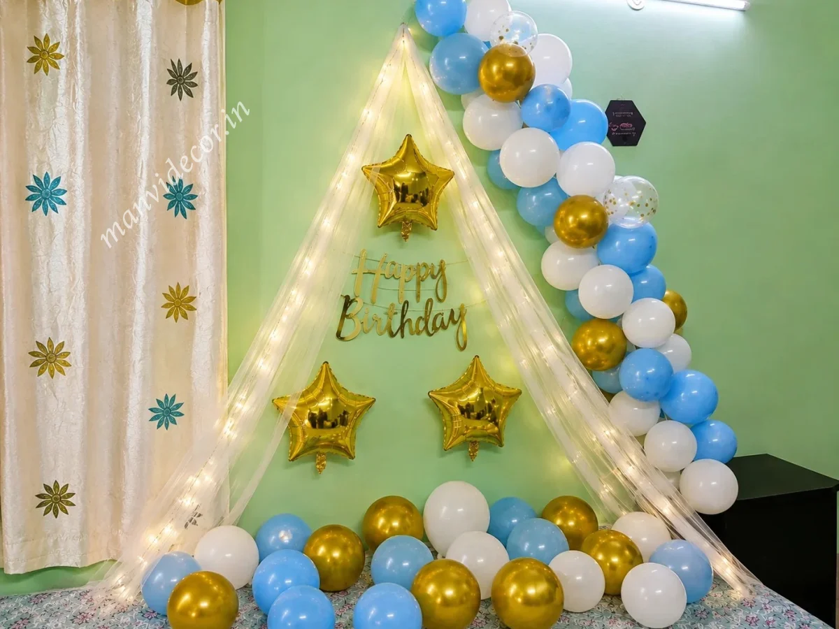 Romantic Canopy Balloon Decoration