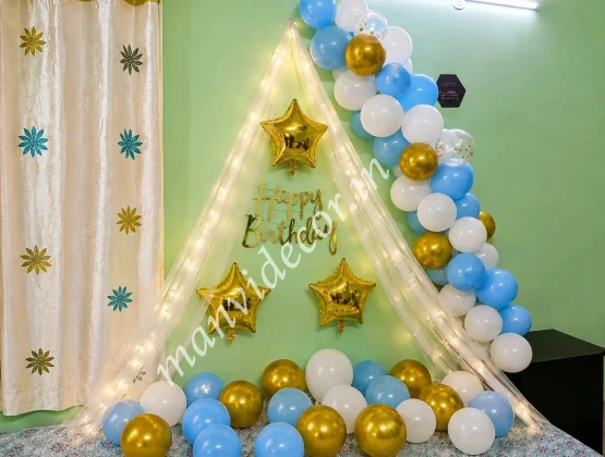 Romantic Canopy Balloon Decoration