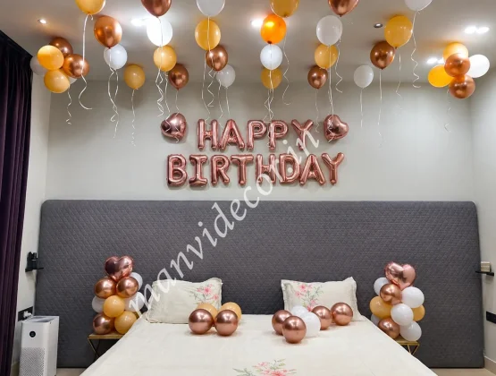 Room Decoration for Wife's Birthday