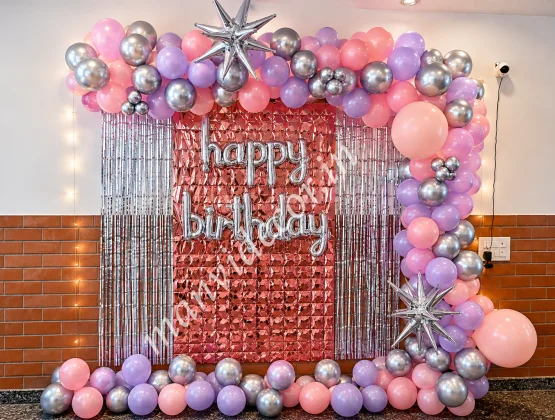 Sequin Curtains Rose-gold Decoration