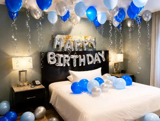 Silver Luxe Balloon Decor