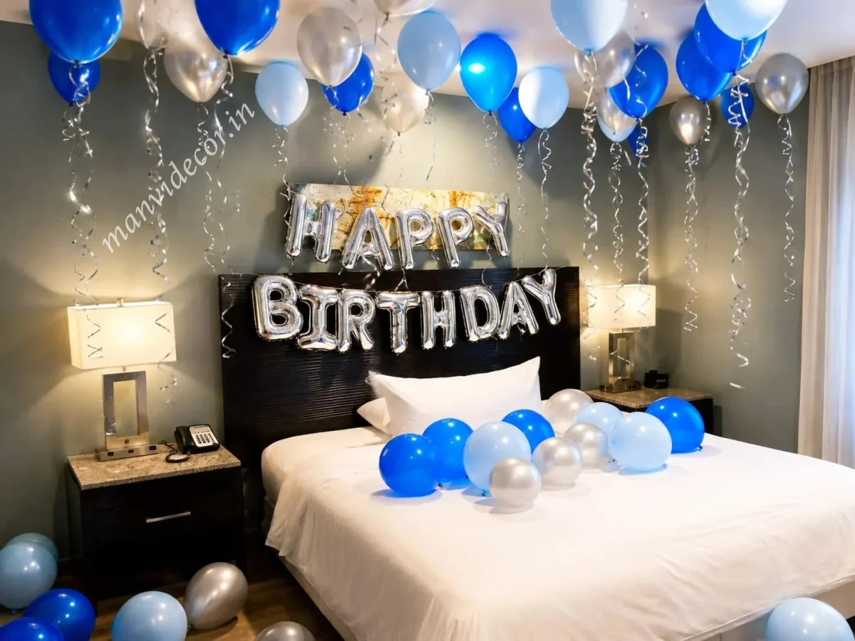 Silver Luxe Balloon Decor